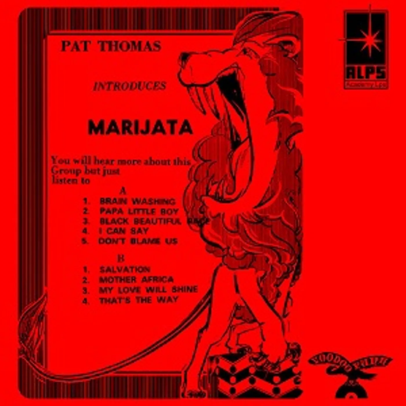 PAT THOMAS INTRODUCES MARIJATA Vinyl Record