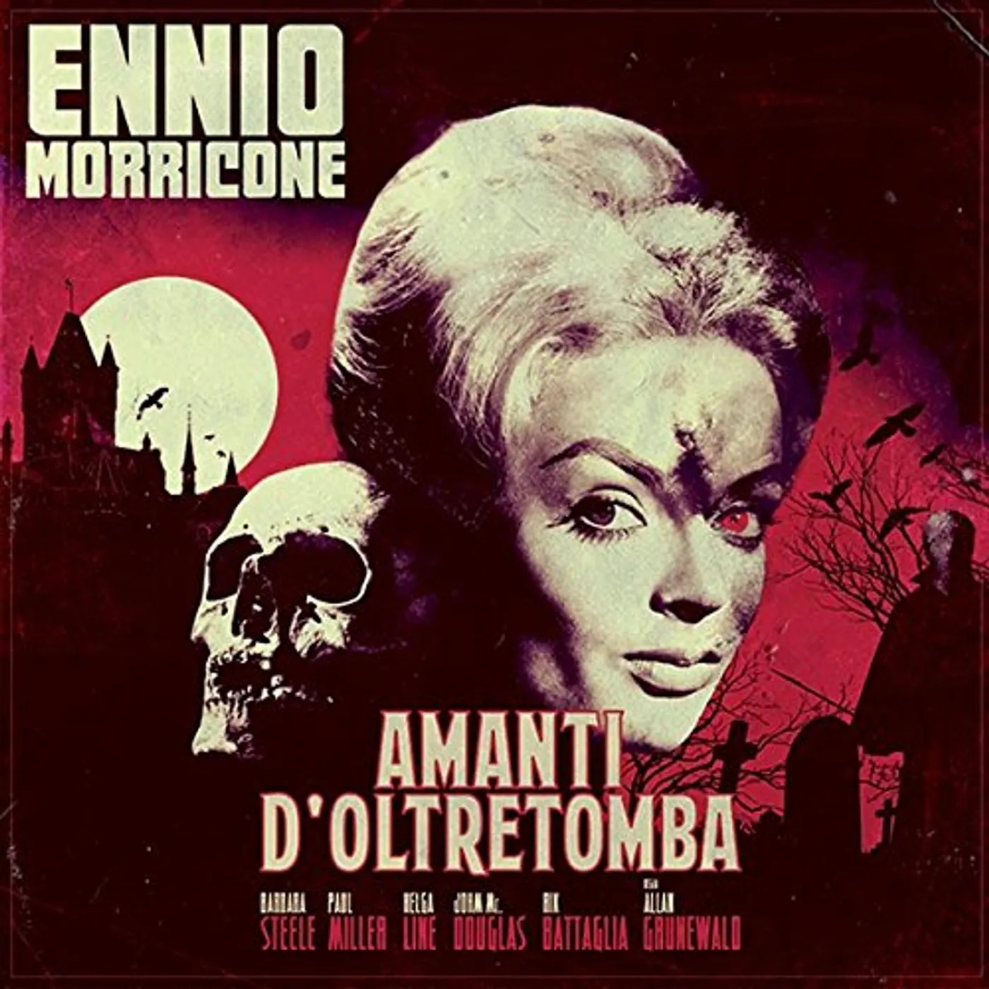 Ennio Morricone AMANTI D'OLTRETOMBA - Original Soundtrack Vinyl Record