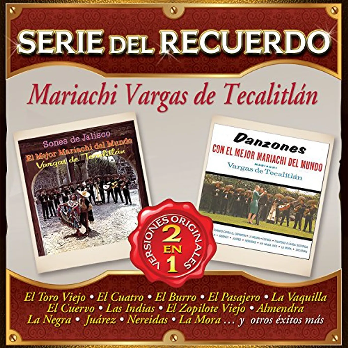 Mariachi Vargas de Tecatitlan SERIE DEL RECUERDO CD