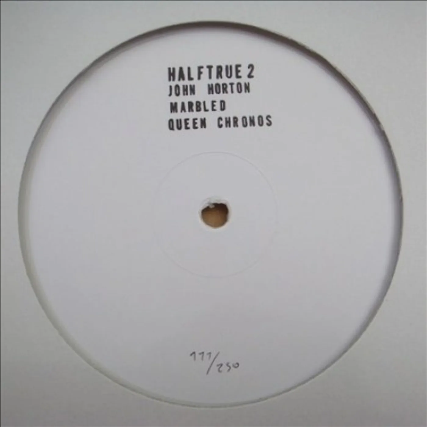 John Horton HALFTRUE2 Vinyl Record
