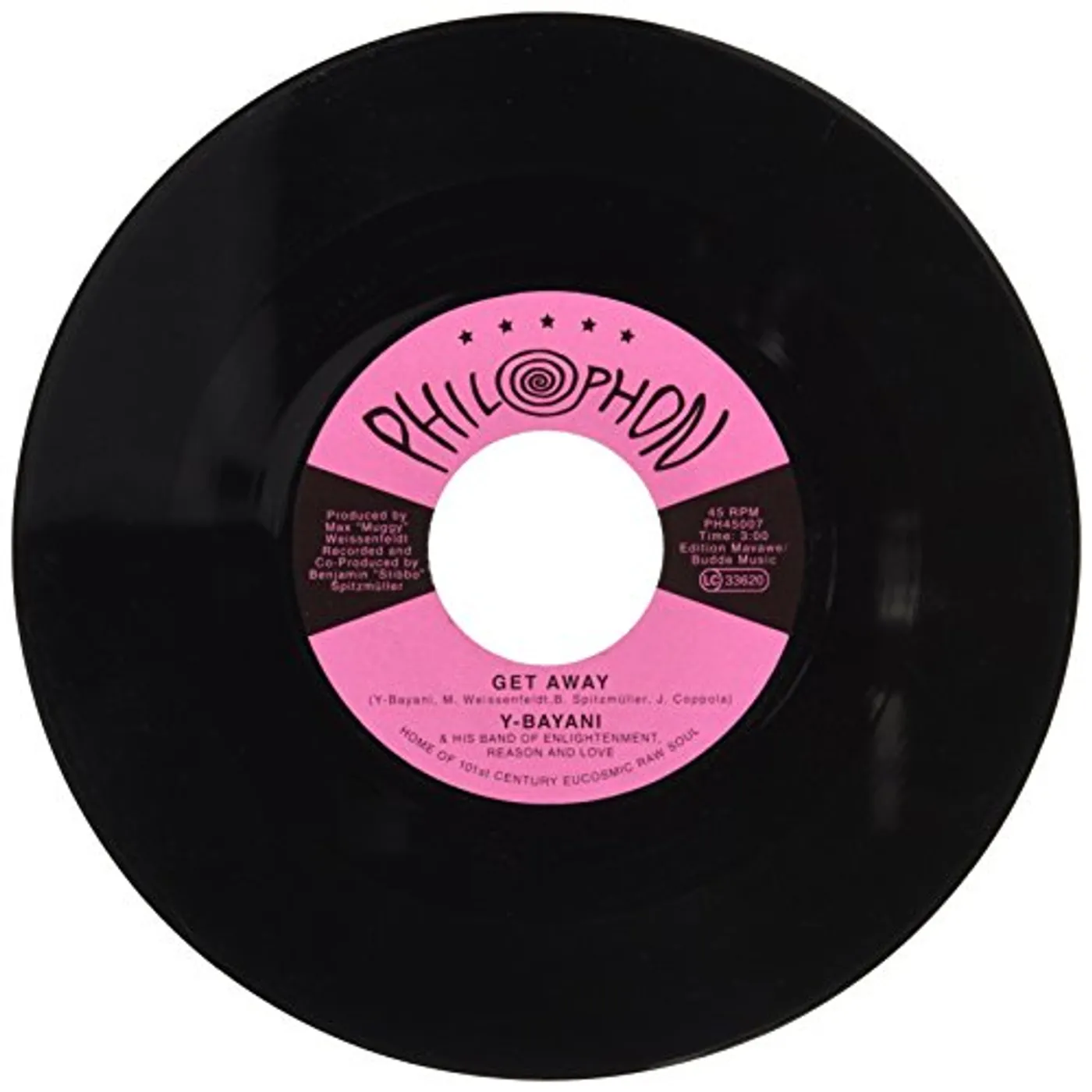 Y-Bayani Get Away Vinyl Record