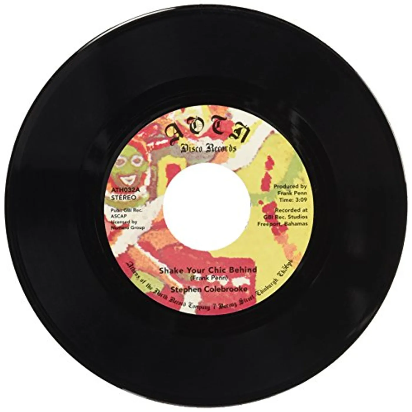 Stephen Colebrooke Shake That Chic Behind Vinyl Record