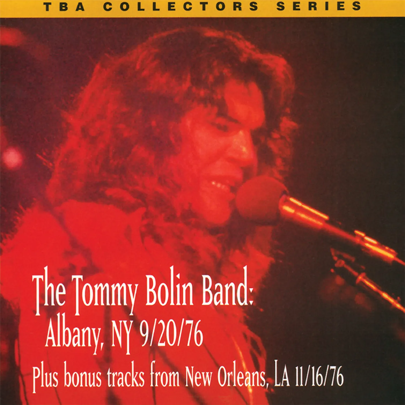 Tommy Bolin LIVE IN ALBANY 9-20-1976 CD