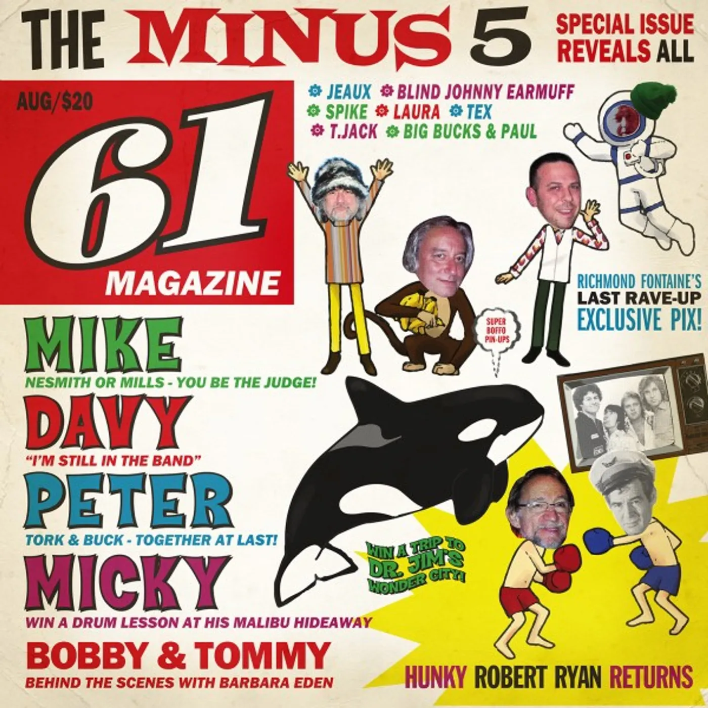 Minus 5 Of Monkees and Men Vinyl Record