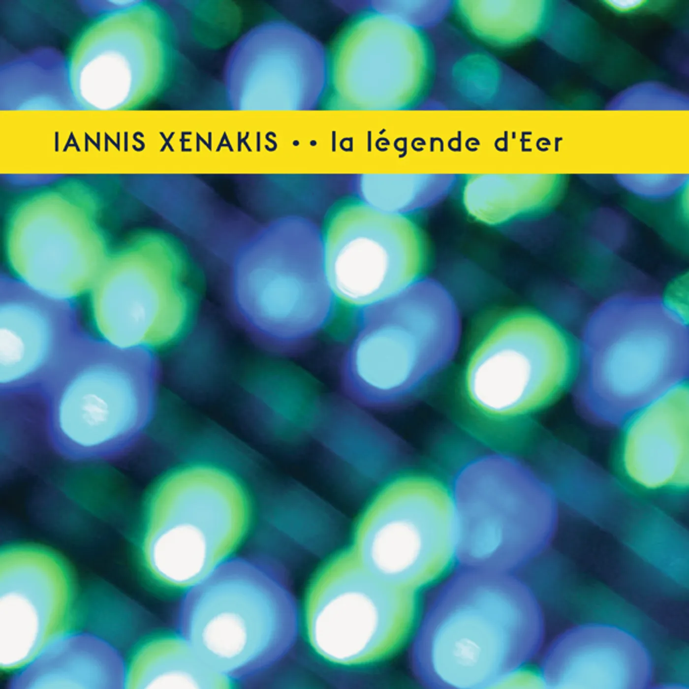 Iannis Xenakis LA LAGENDE D'EER Vinyl Record