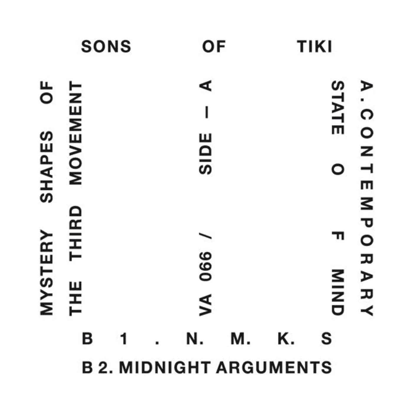 Sons of Tiki Mystery Shapes Of The Third Movement Vinyl Record