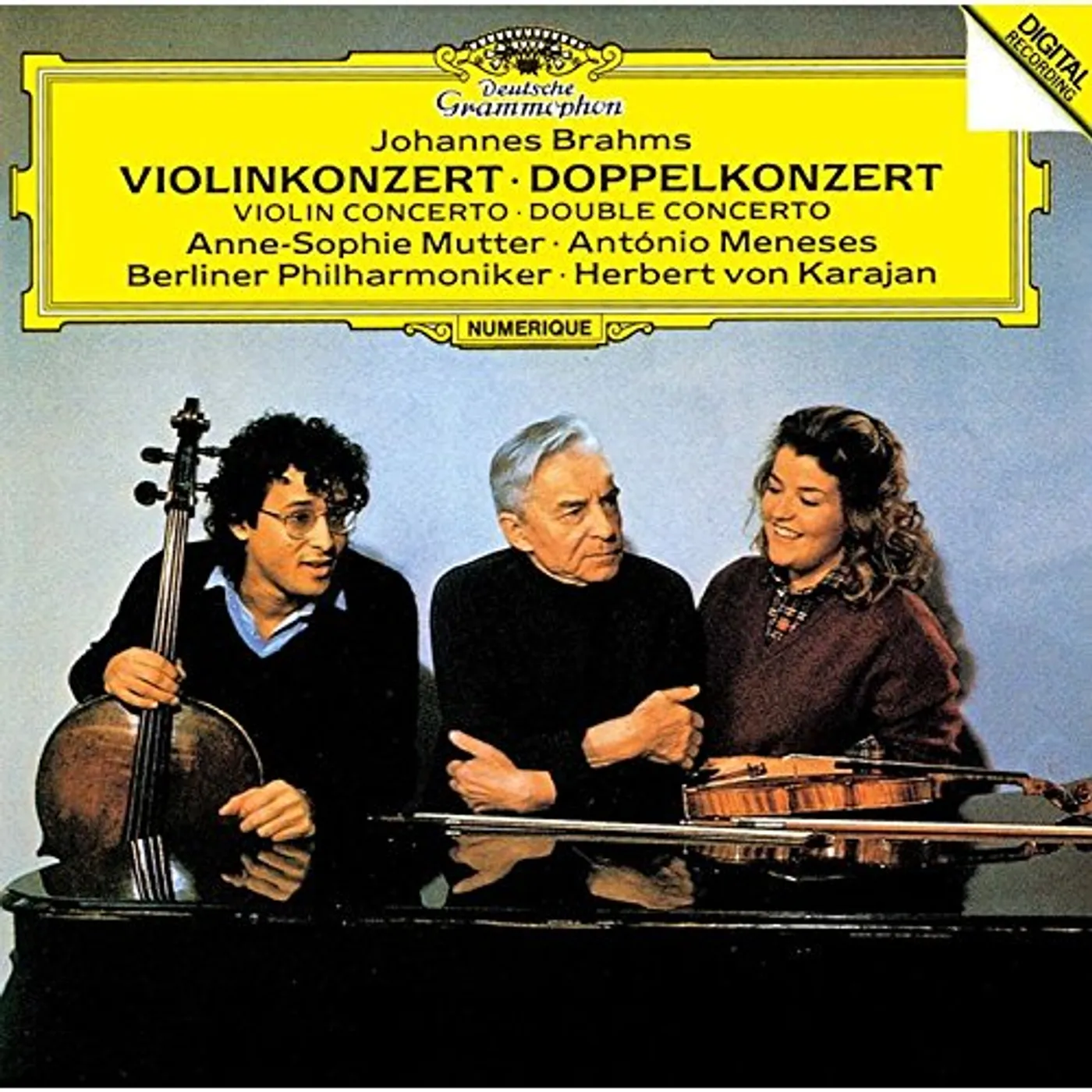 Anne-Sophie Mutter BRAHMS: VIOLIN CONCERTO. DOUBLERTO CD