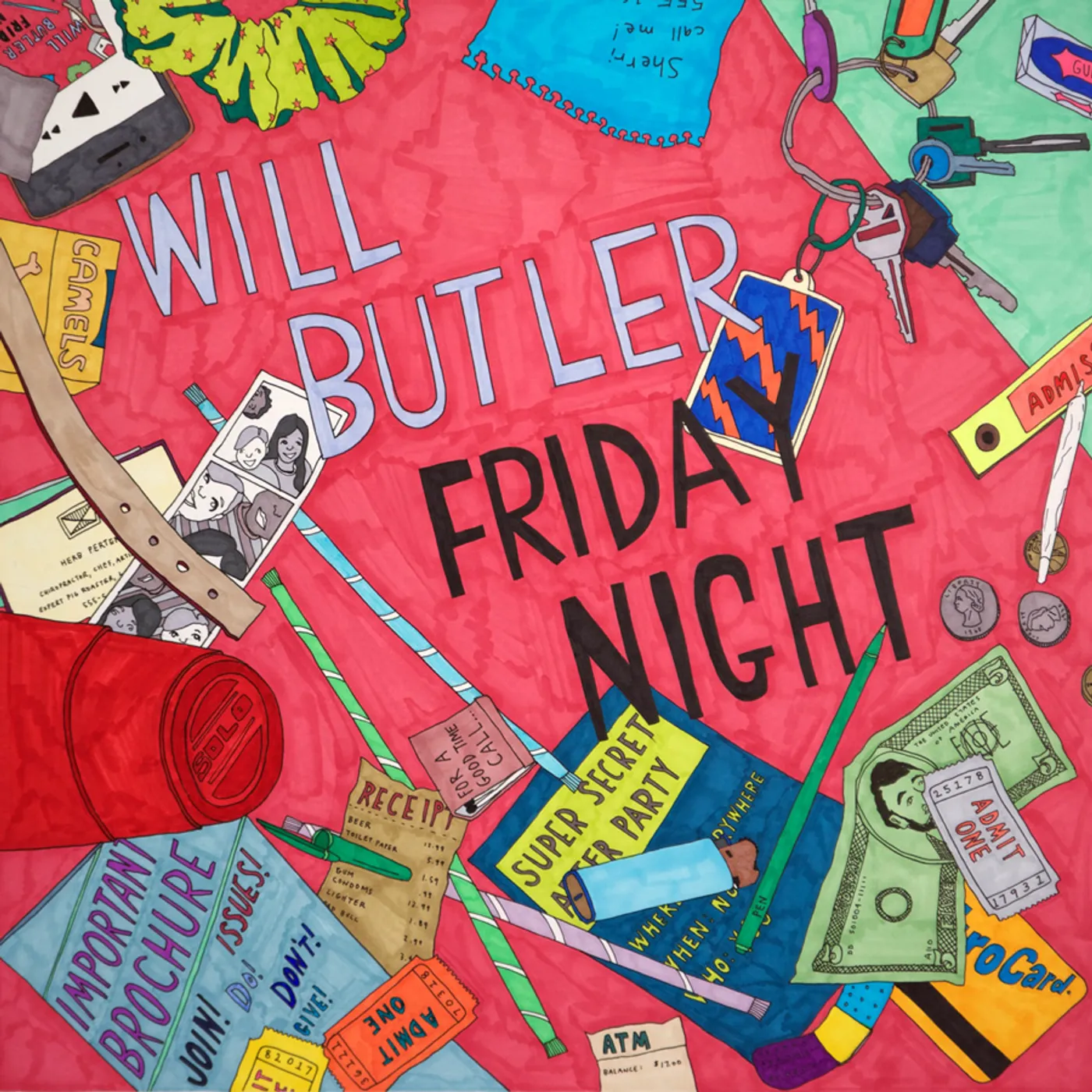 Will Butler Friday Night Vinyl Record