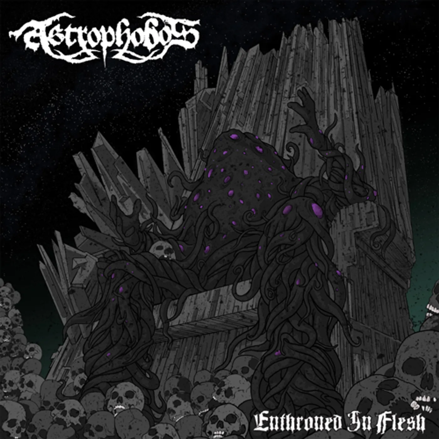 Astrophobos Enthroned in Flesh Vinyl Record