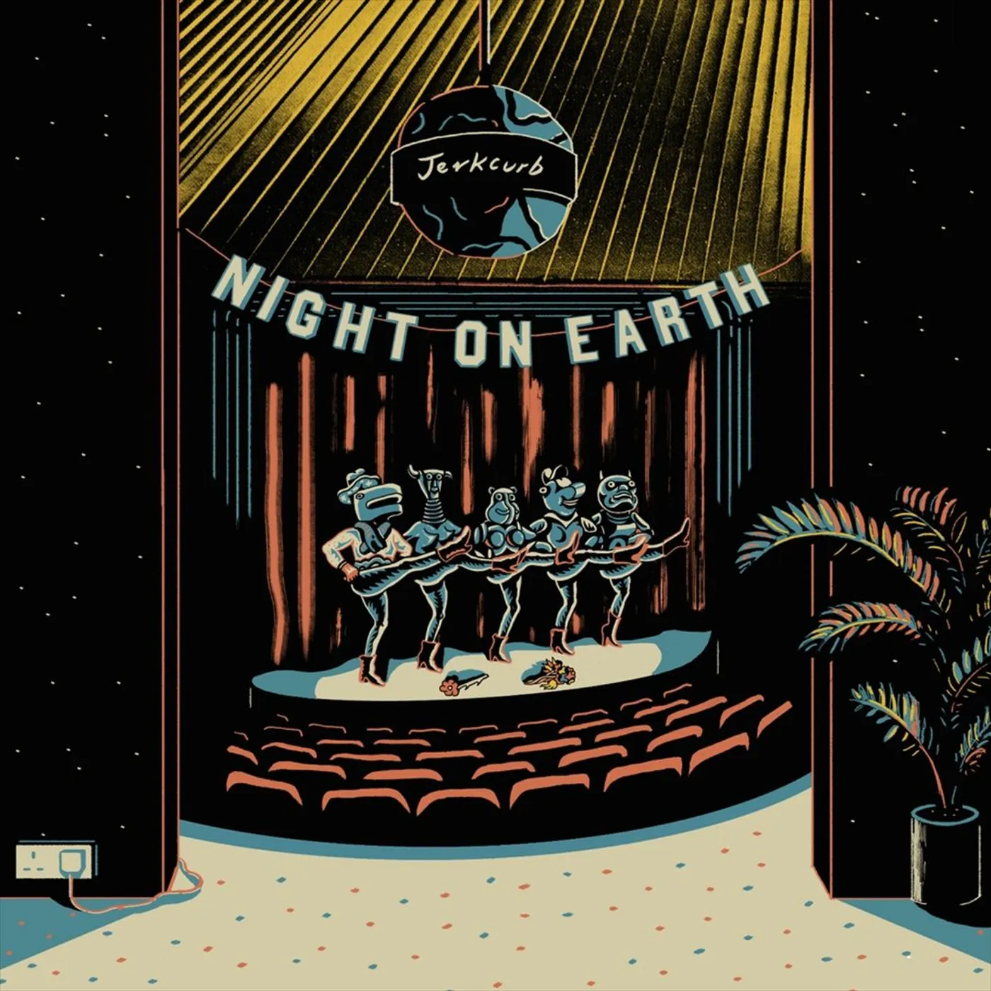 Jerkcurb NIGHT ON EARTH Vinyl Record - UK Release