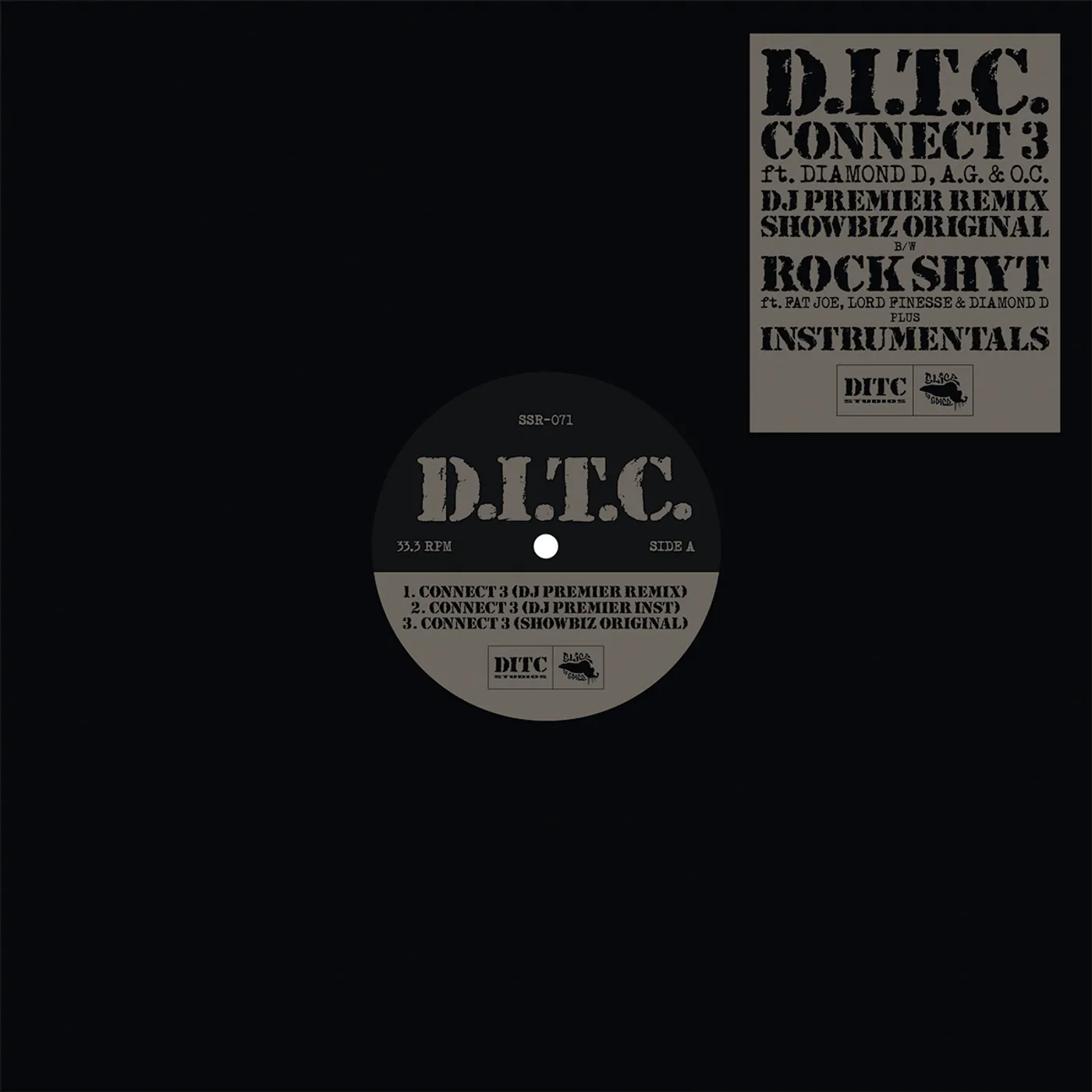 D.I.T.C. CONNECT 3 / ROCK SHYT Vinyl Record