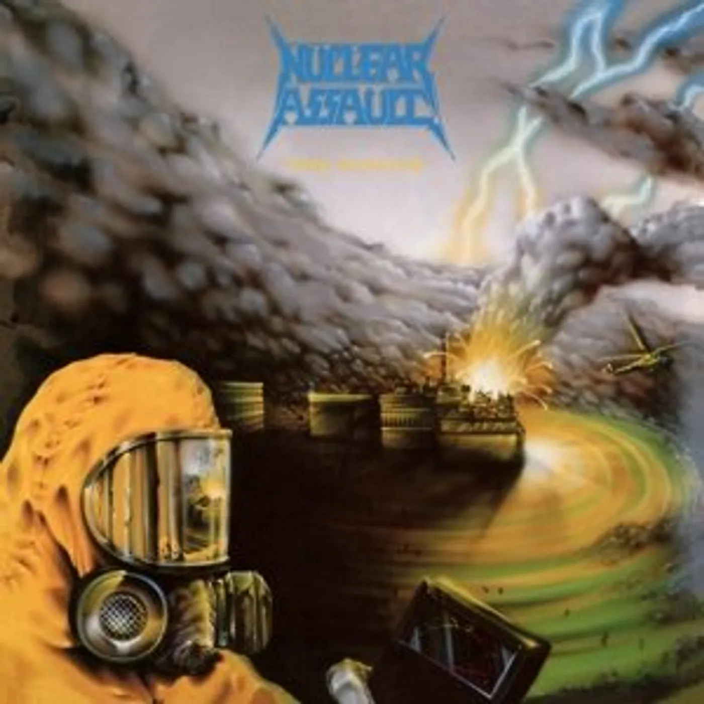 Nuclear Assault PLAGUE (BLUE SPLATTER) Vinyl Record
