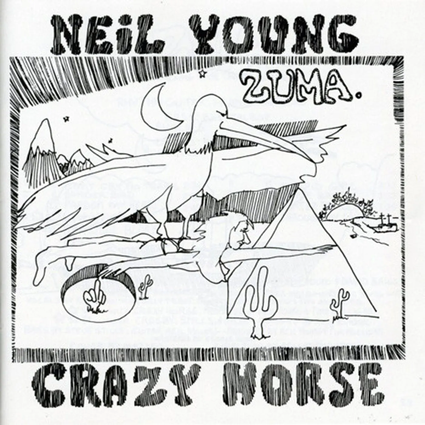 Neil Young Zuma Vinyl Record