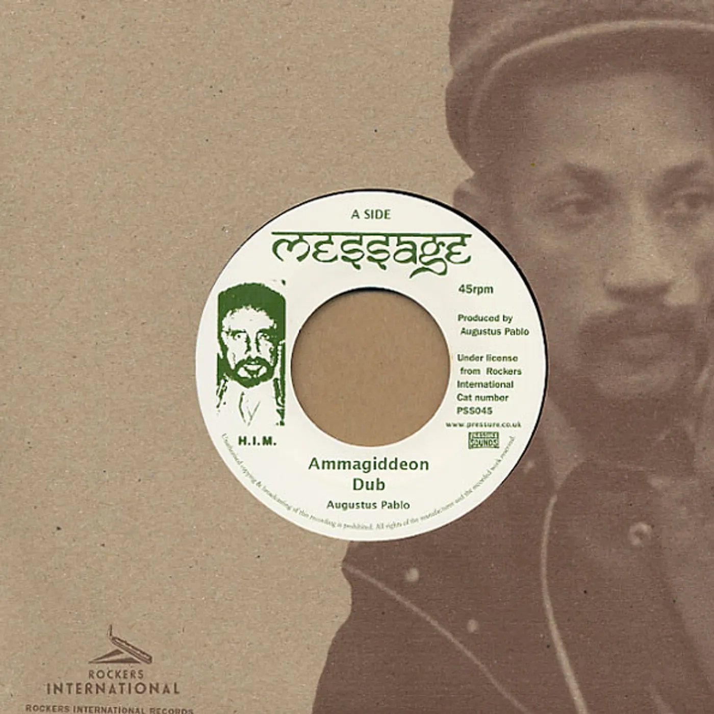 Augustus Pablo AMMAGIDDEON DUB Vinyl Record