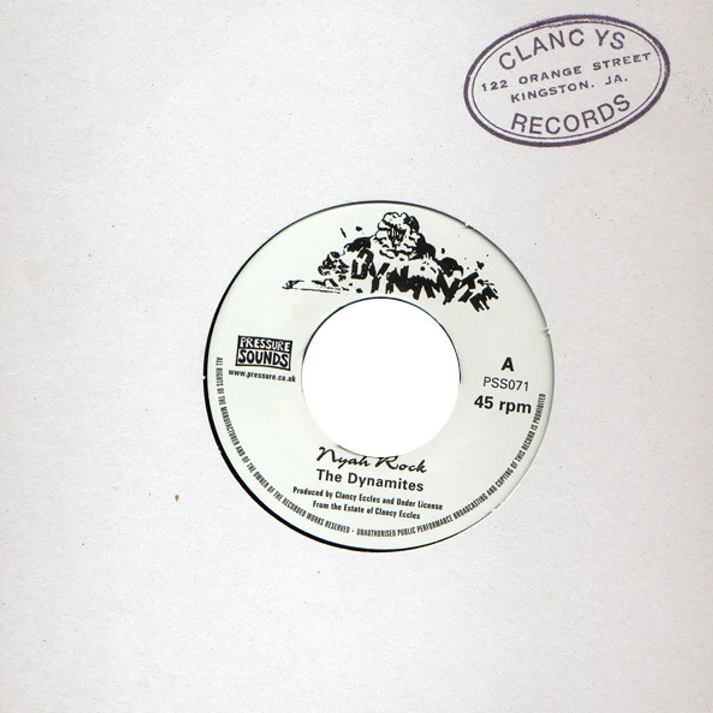 The Dynamites NYAH ROCK Vinyl Record
