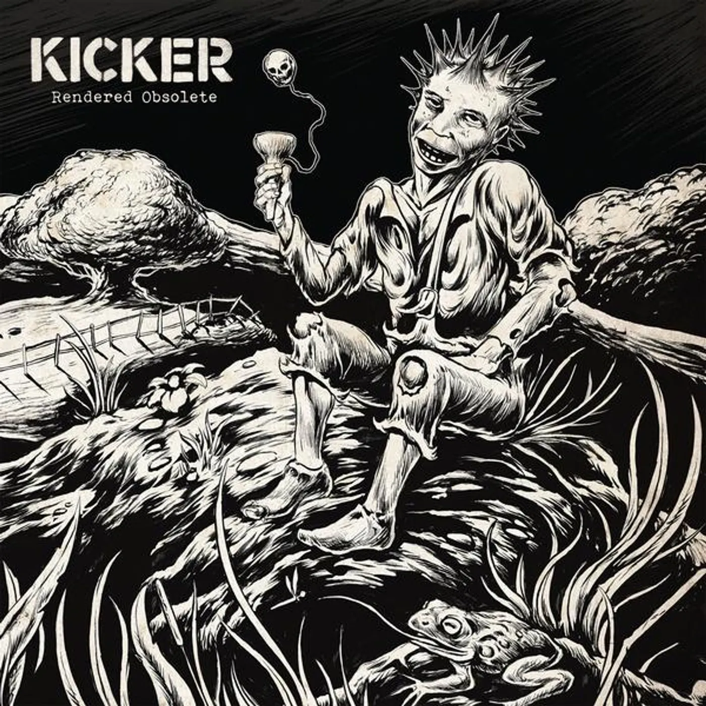 Kicker RENDERED OBSOLETE - Limited Edition Black & White Colored Vinyl Record