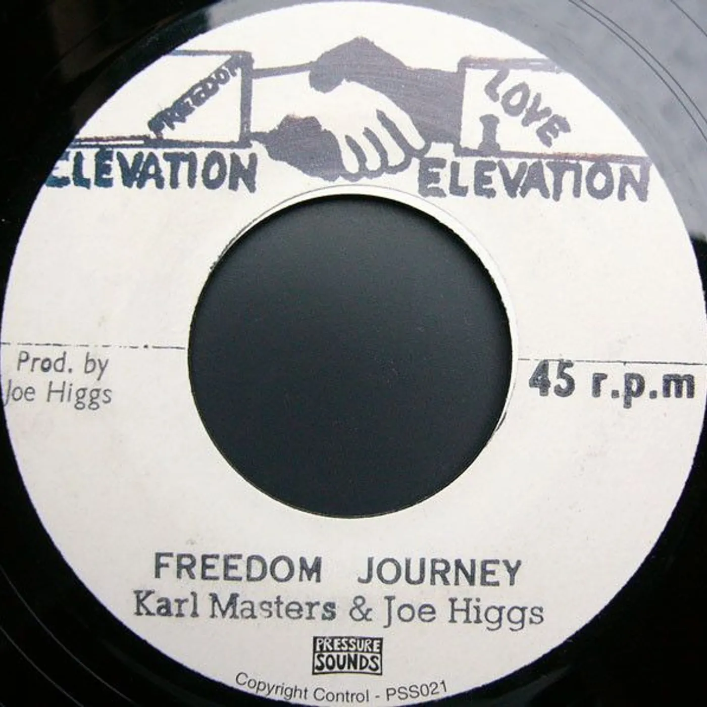 Karl Masters / Joe Higgs Freedom Journey Vinyl Record