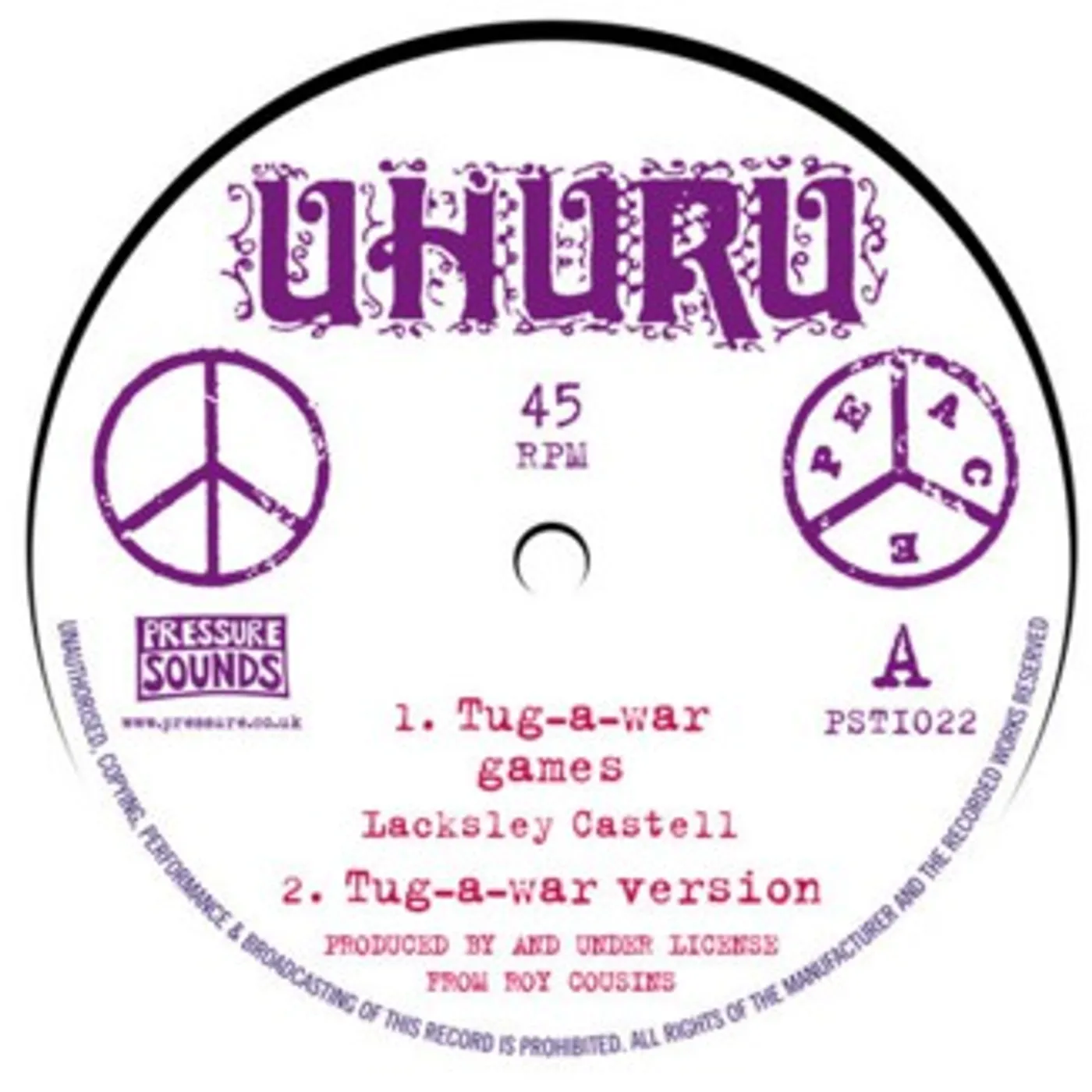 Lacksley Castell / Royals TUG-A-WAR GAMES / MALNUTRITION Vinyl Record