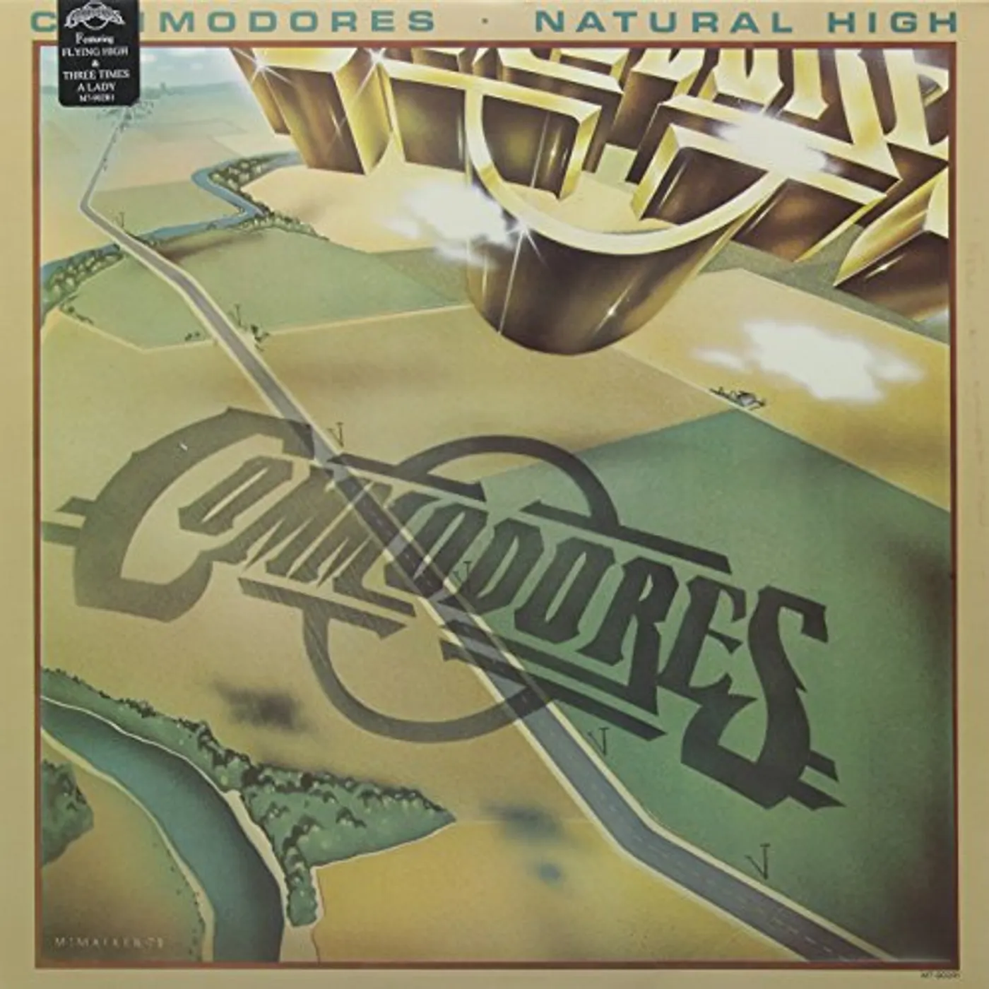 Commodores NATURAL HIGH (3 TIMES A LADY) Vinyl Record