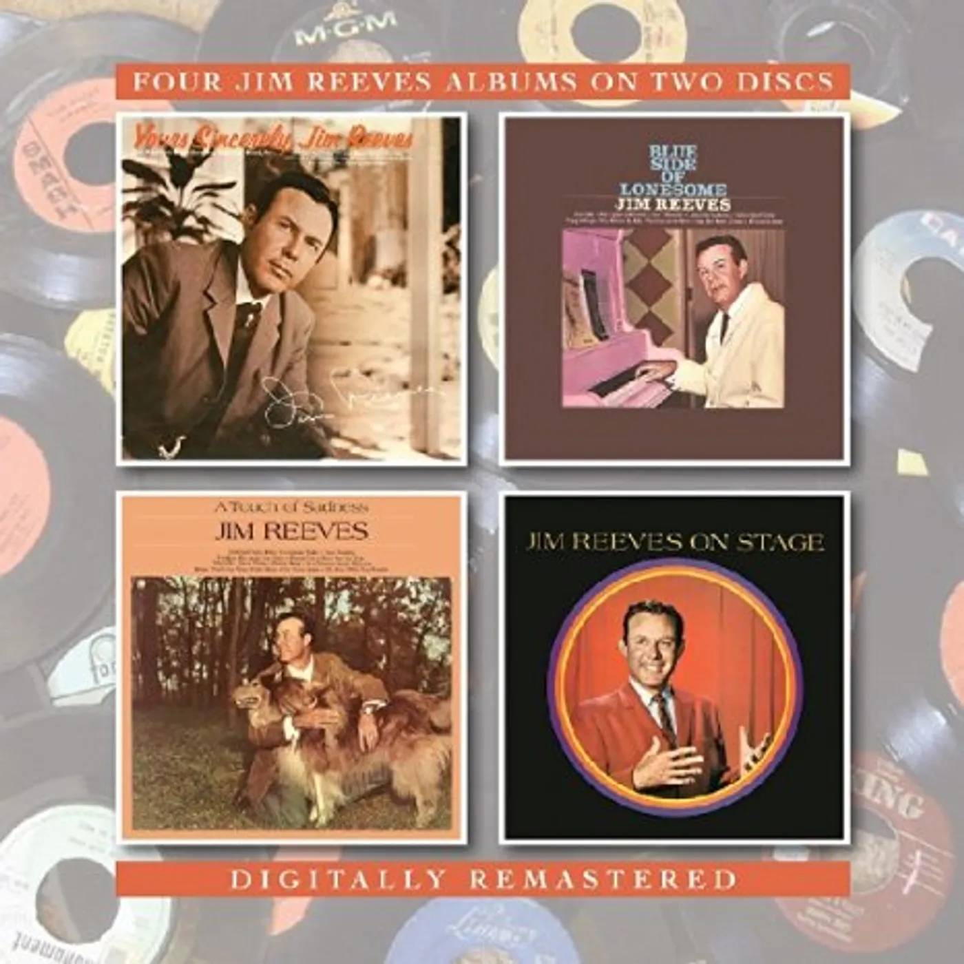 YOURS SINCERELY JIM REEVES / BLUE SIDE OF LONESOME CD
