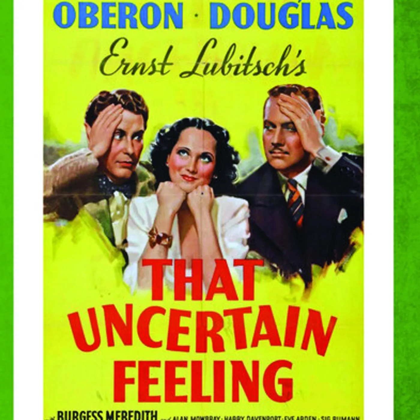 THAT UNCERTAIN FEELING DVD
