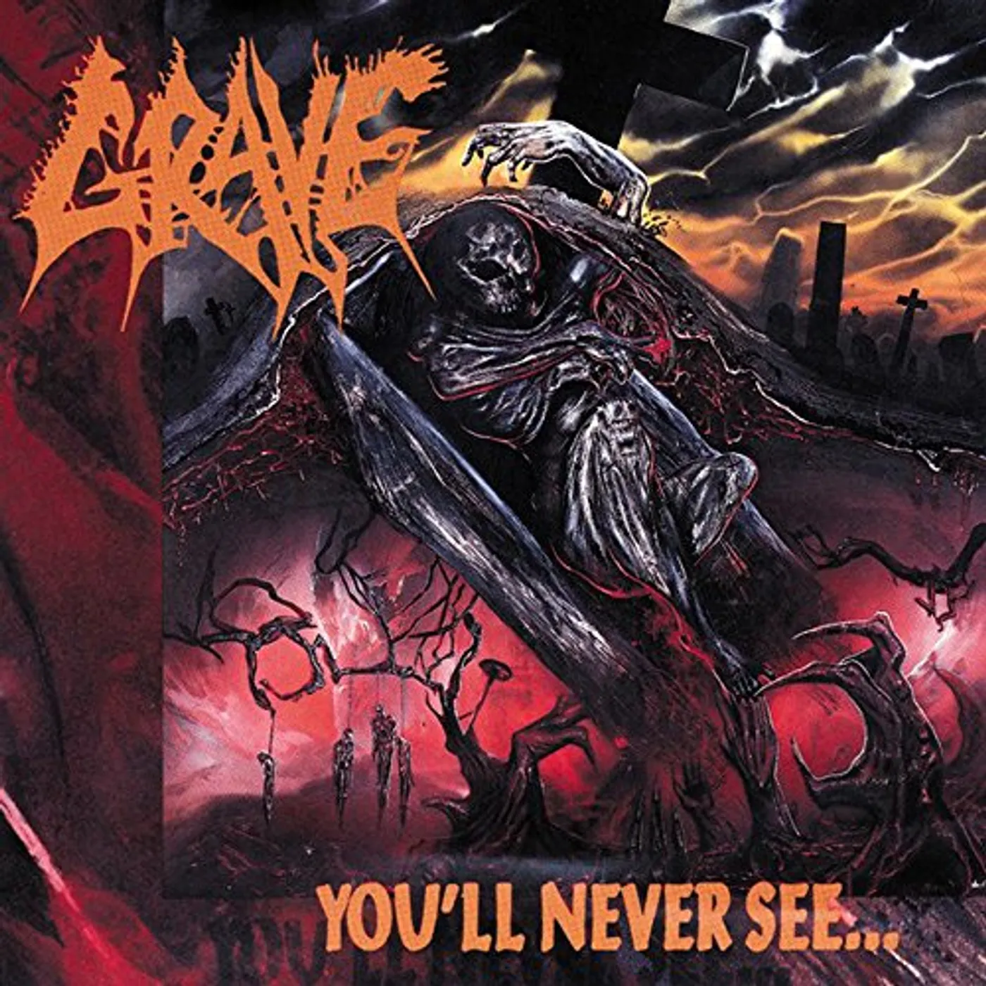 Grave YOU'LL NEVER SEE Vinyl Record