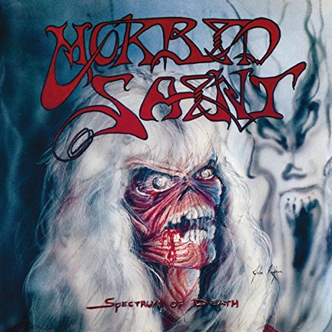 Morbid Saint SPECTRUM OF DEATH (W/BOOK) Vinyl Record - Clear Vinyl, Gatefold Sleeve, Reissue