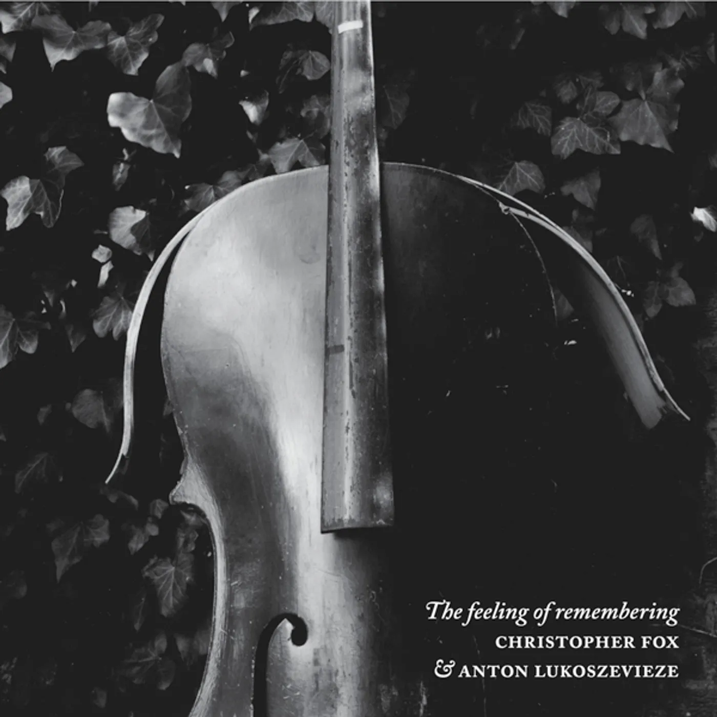 Christopher Fox / Anton Lukoszevieze FEELING OF REMEMBERING CD