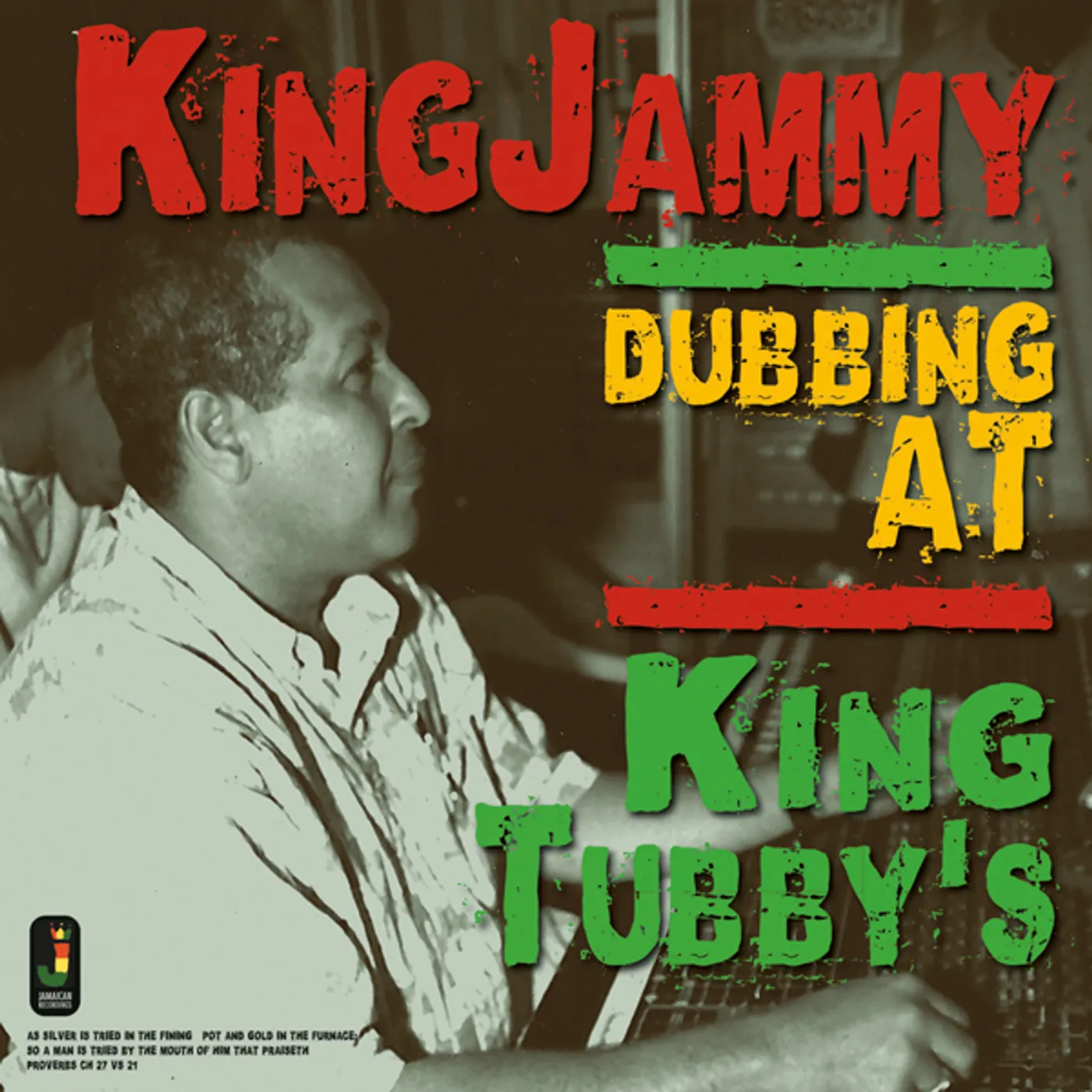 King Jammy Dubbing at King Tubby's Vinyl Record