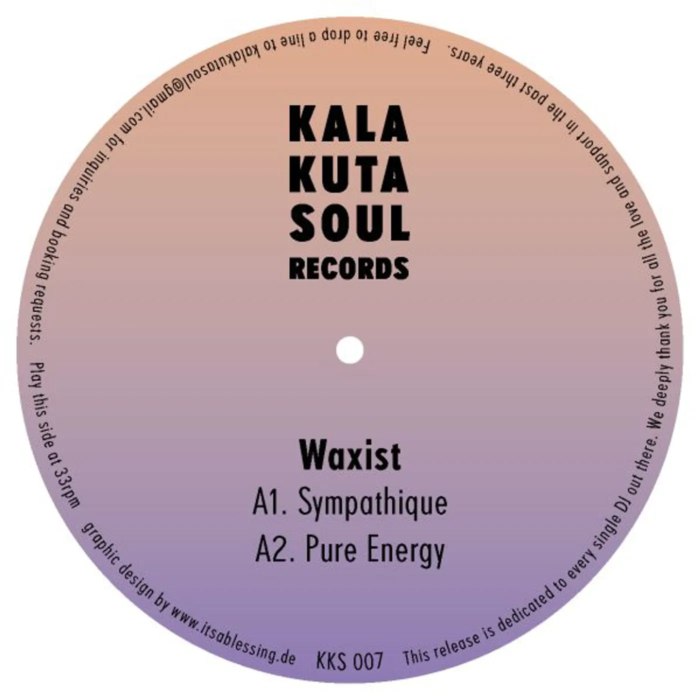 Waxist WATCH YOU STEP Vinyl Record
