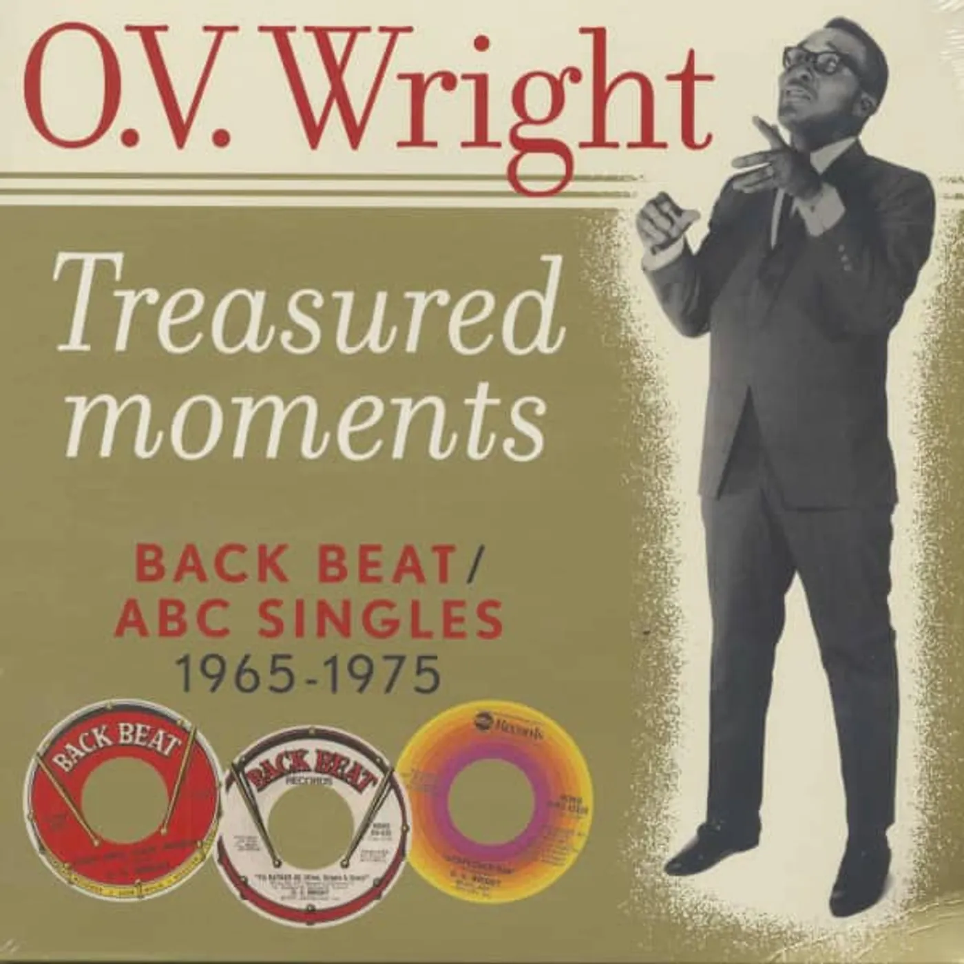 O.V. Wright TREASURED MOMENTS Vinyl Record