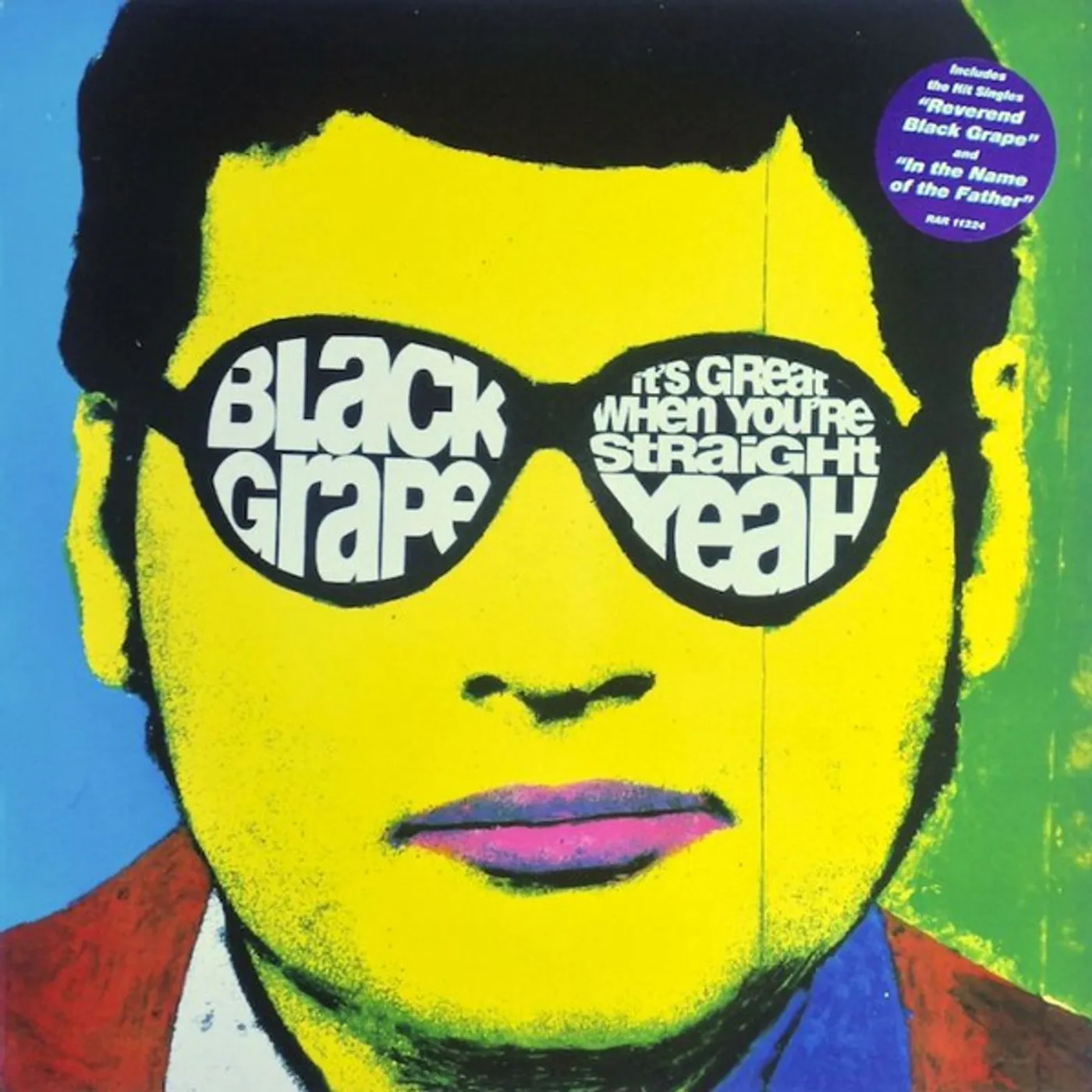 Black Grape IT'S GREAT WHEN YOU'RE STRAIGHT Vinyl Record - UK Release