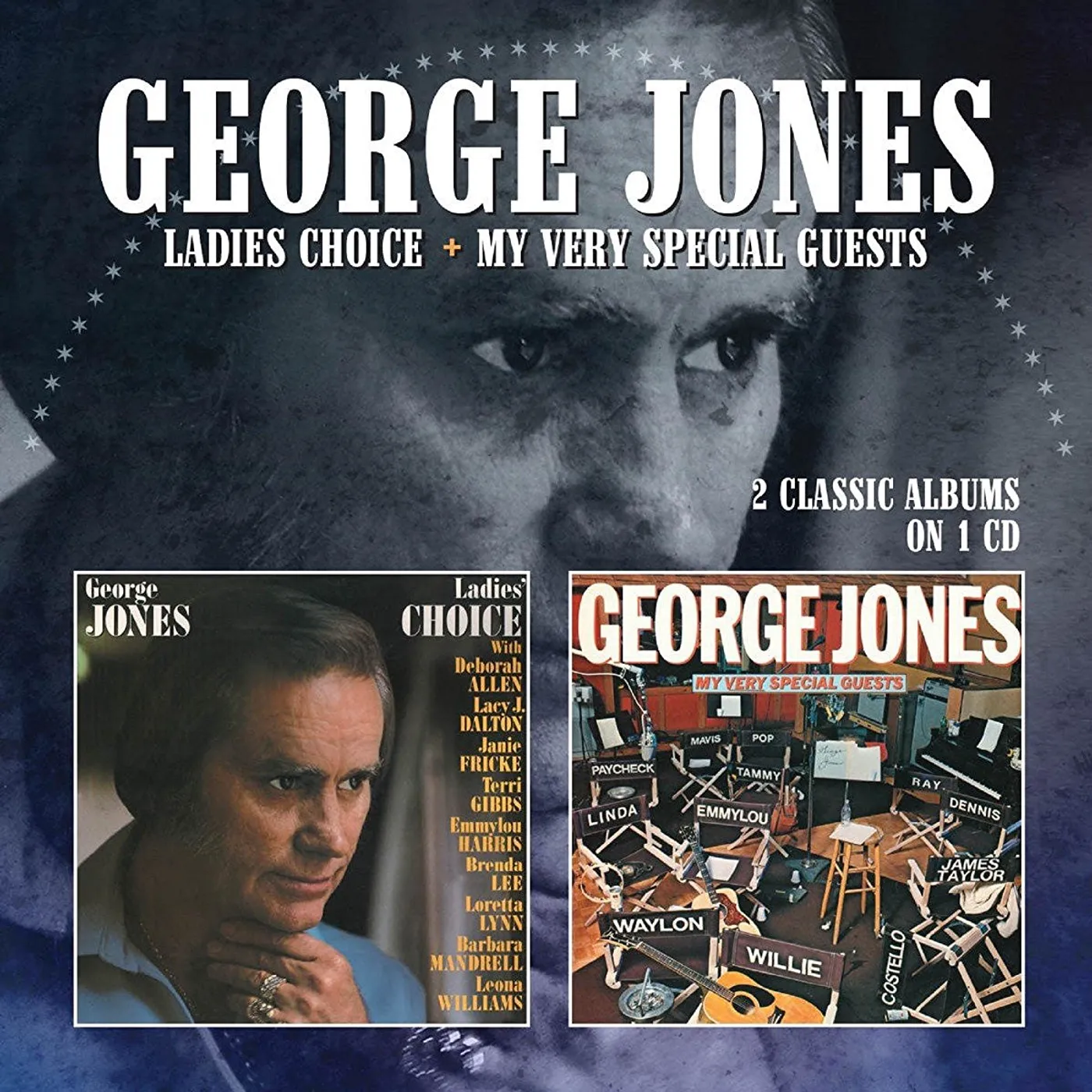 George Jones LADIES CHOICE / MY VERY SPECIAL GUESTS CD