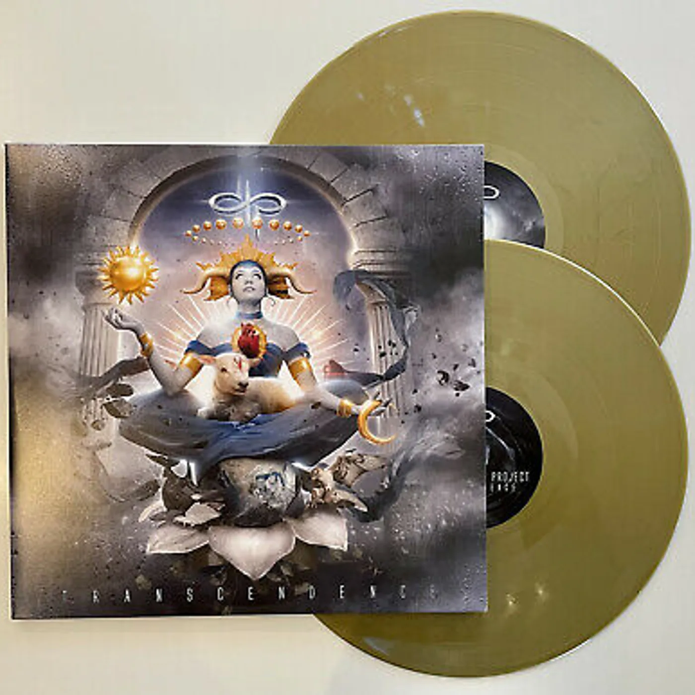 Devin Townsend Project TRANSCENDENCE: GOLD VINYL Vinyl Record - w/CD, Colored Vinyl, Gatefold Sleeve