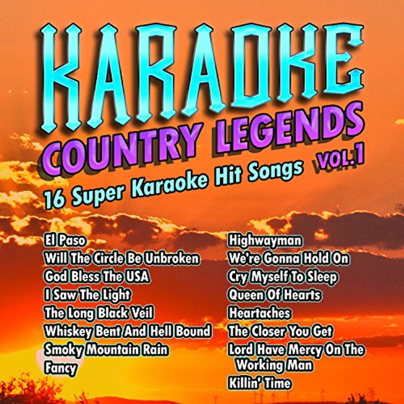 Karaoke Cloud COUNTRY LEGENDS 1 CD