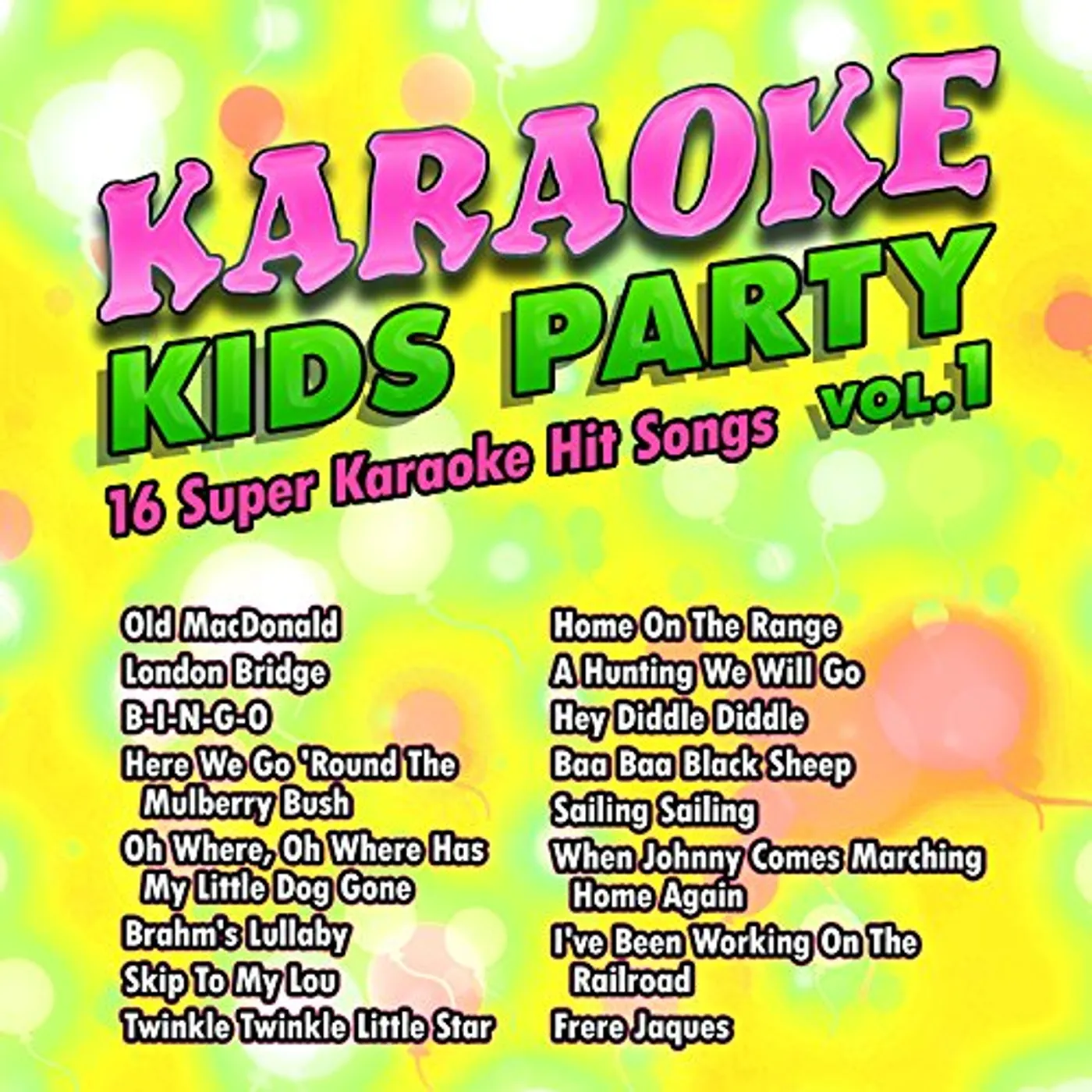 Karaoke Cloud KIDS KARAOKE PARTY 1 CD