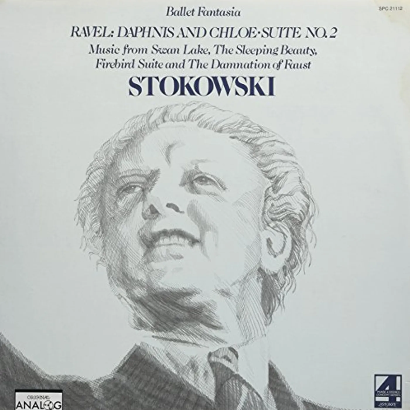 STOKOWSKI & LONDON SYMPHONY RAVEL: DAPHNIS & CHLOE + MUSIC FROM SWAN LAKE Vinyl Record