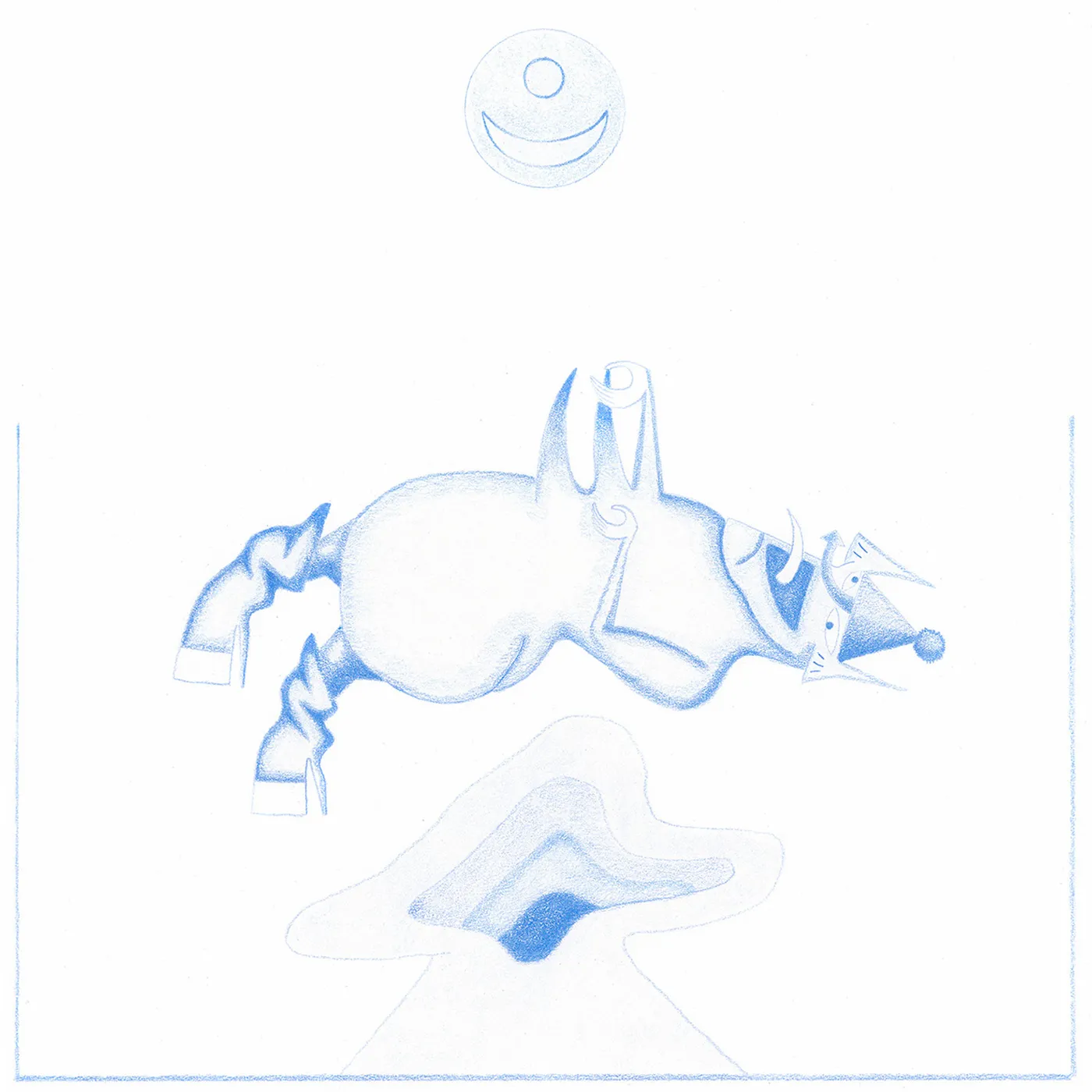 Devendra Banhart Ape in Pink Marble Vinyl Record