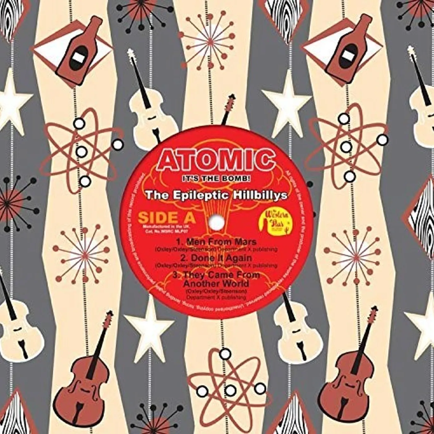 EPILEPTIC HILLBILLYS ATOMIC - IT'S THE BOMB (COLORED VINYL) Vinyl Record