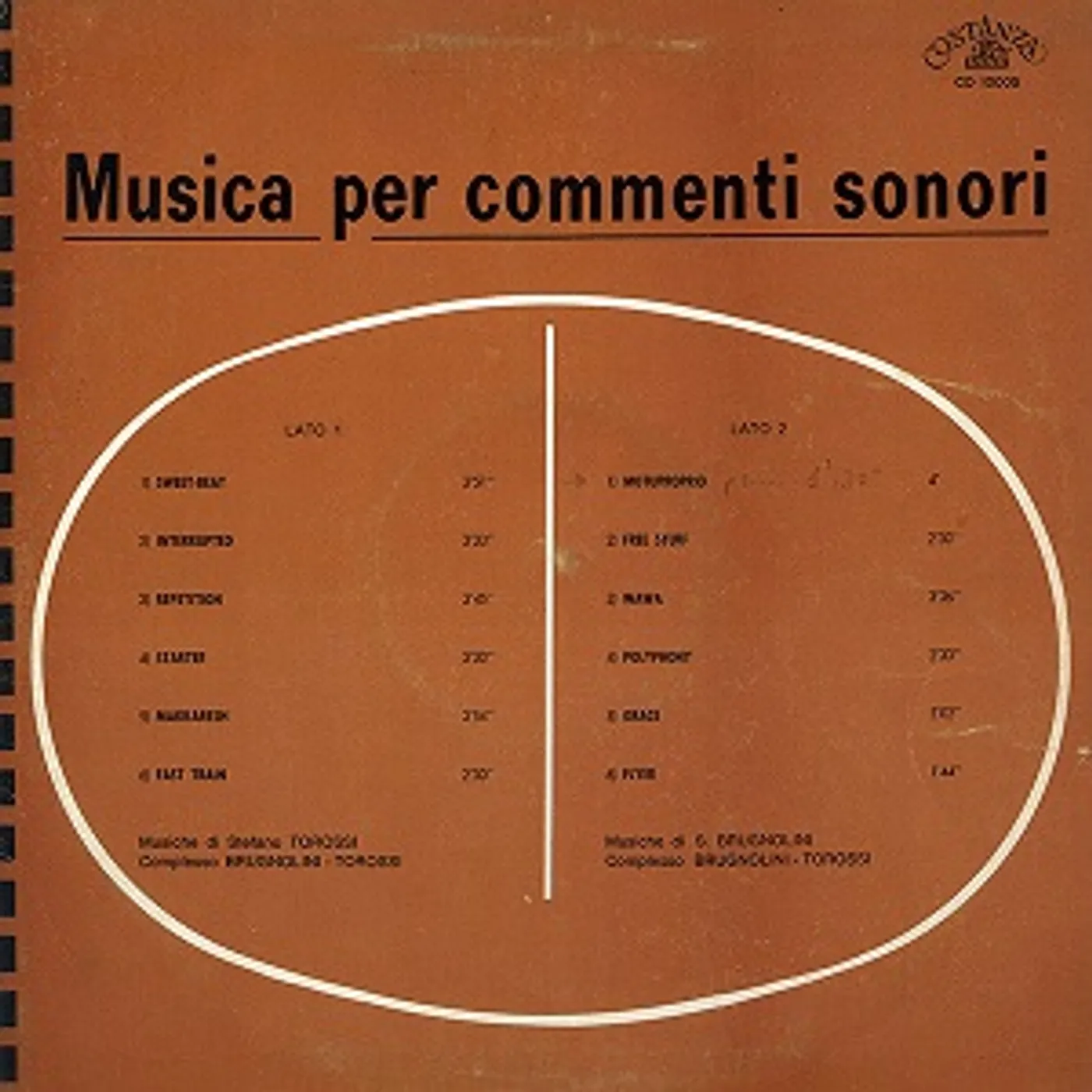 Brugnolini Musica Per Commenti Sonori Vinyl Record