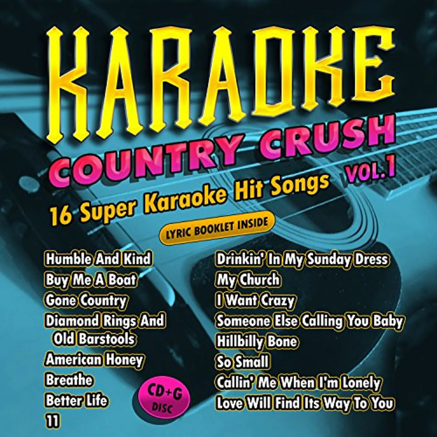 Karaoke Cloud COUNTRY CRUSH 1 CD