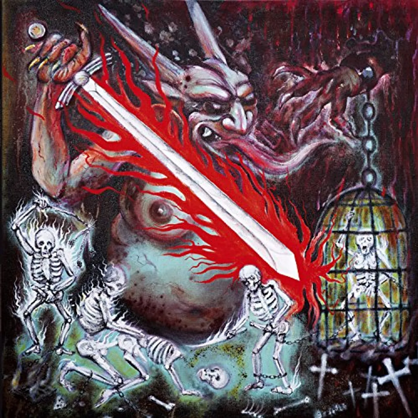 Impaled Nazarene Vigorous and Liberating Death Vinyl Record