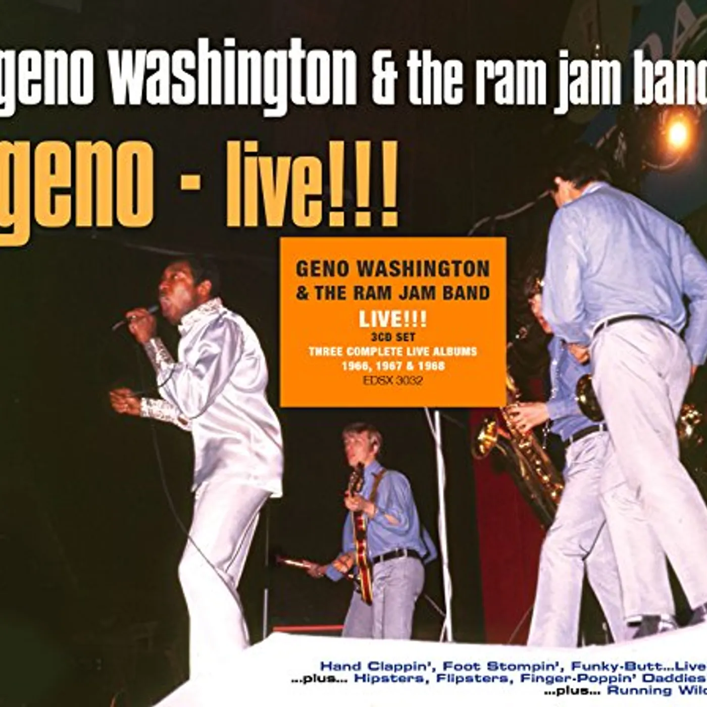 Geno Washington LIVE! THE HIT ALBUMS CD