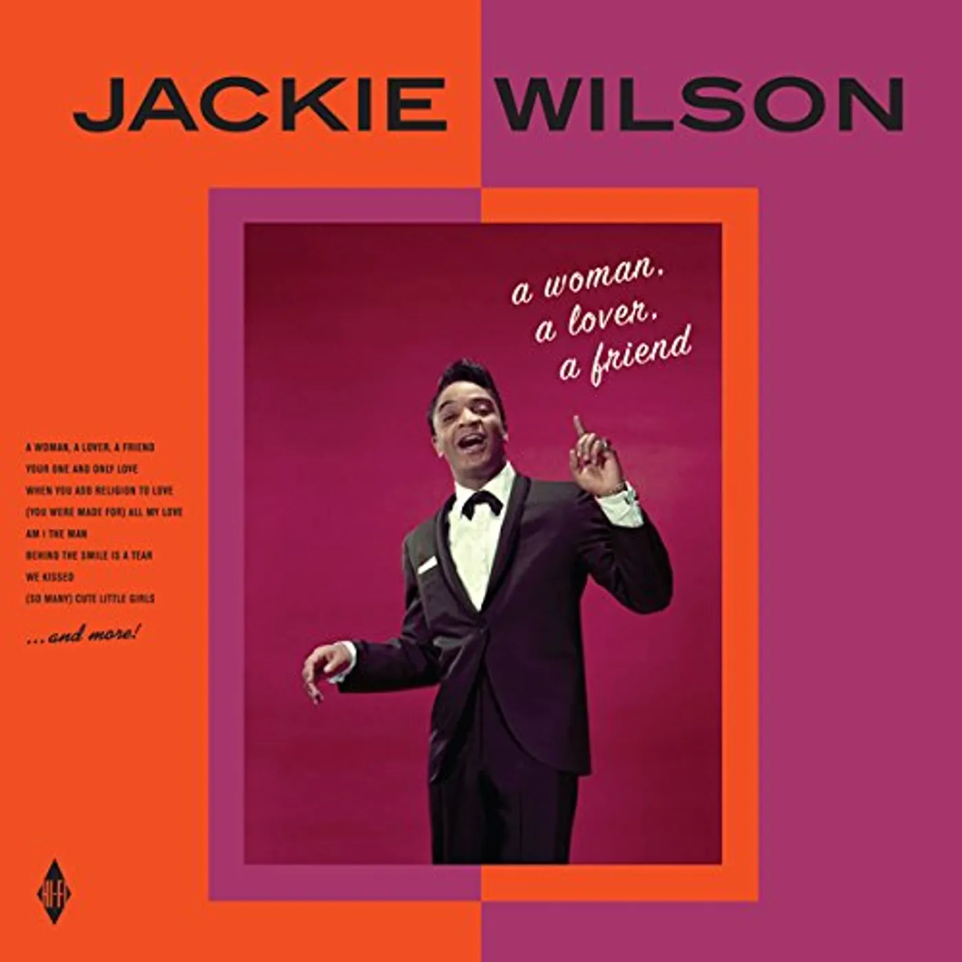 Jackie Wilson WOMAN A LOVER A FRIEND Vinyl Record