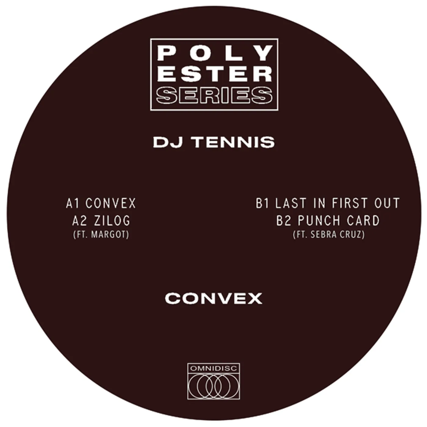 DJ Tennis Convex Vinyl Record