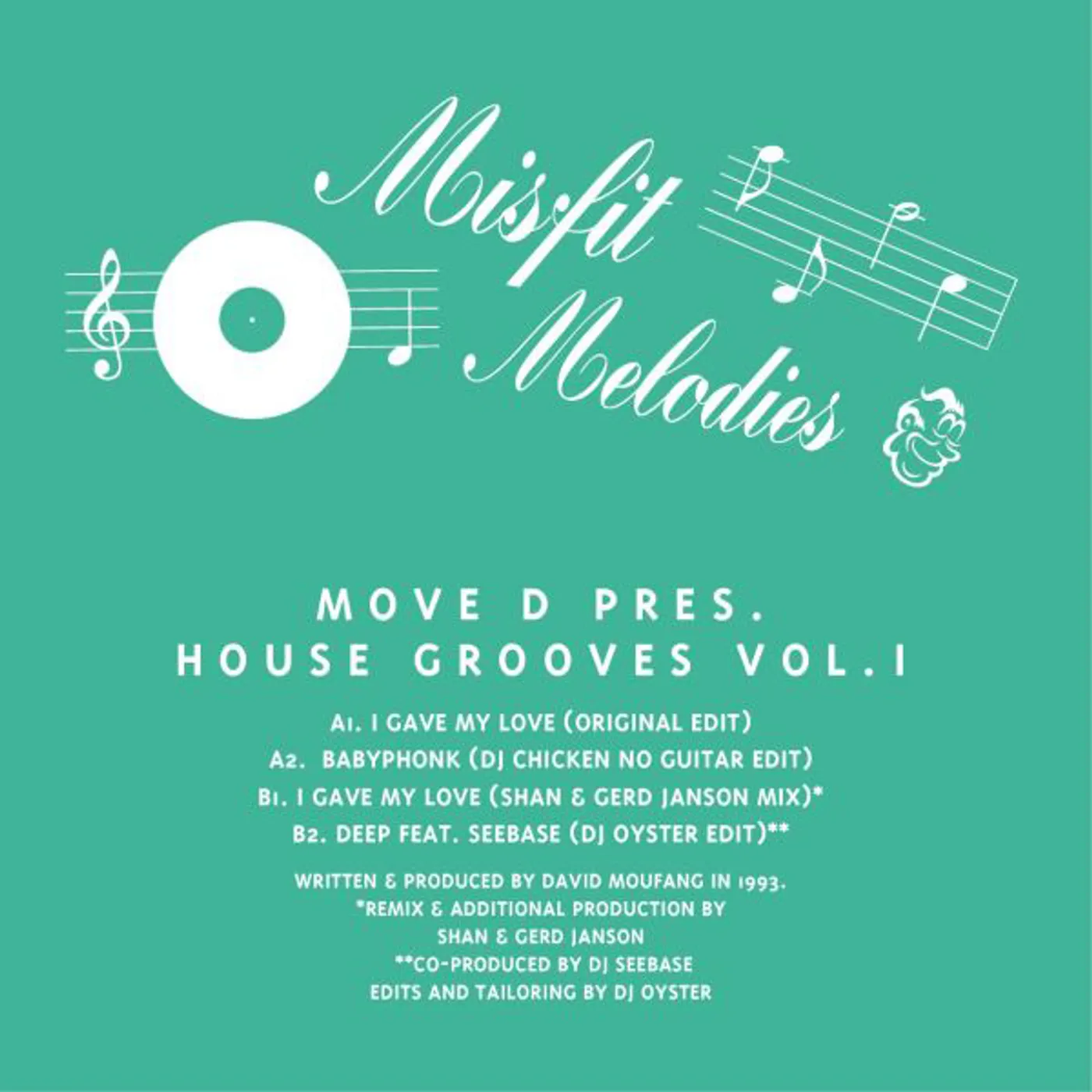 MOVE D PRESENTS HOUSE GROOVES 1 Vinyl Record