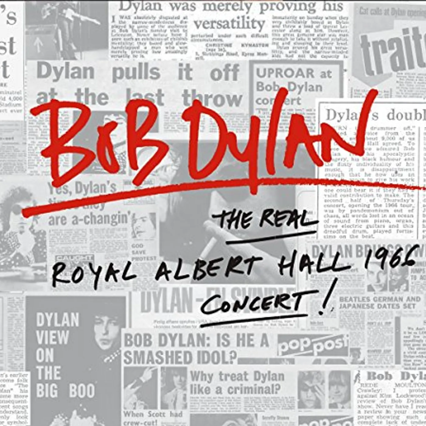 Bob Dylan REAL ROYAL ALBERT HALL 1966 CONCERT Vinyl Record