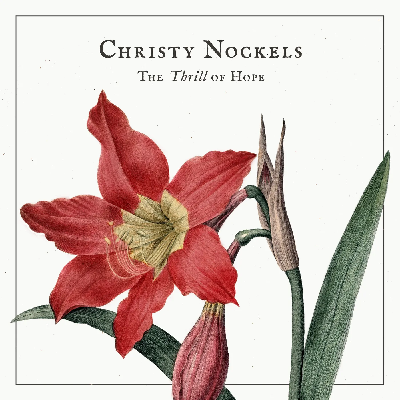 Christy Nockels THE THRILL OF HOPE CD