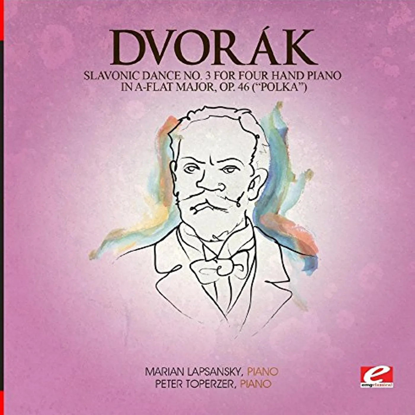 Dvorak SLAVONIC DANCE 3 FOUR HAND PIANO A-FLAT MAJ 46 CD