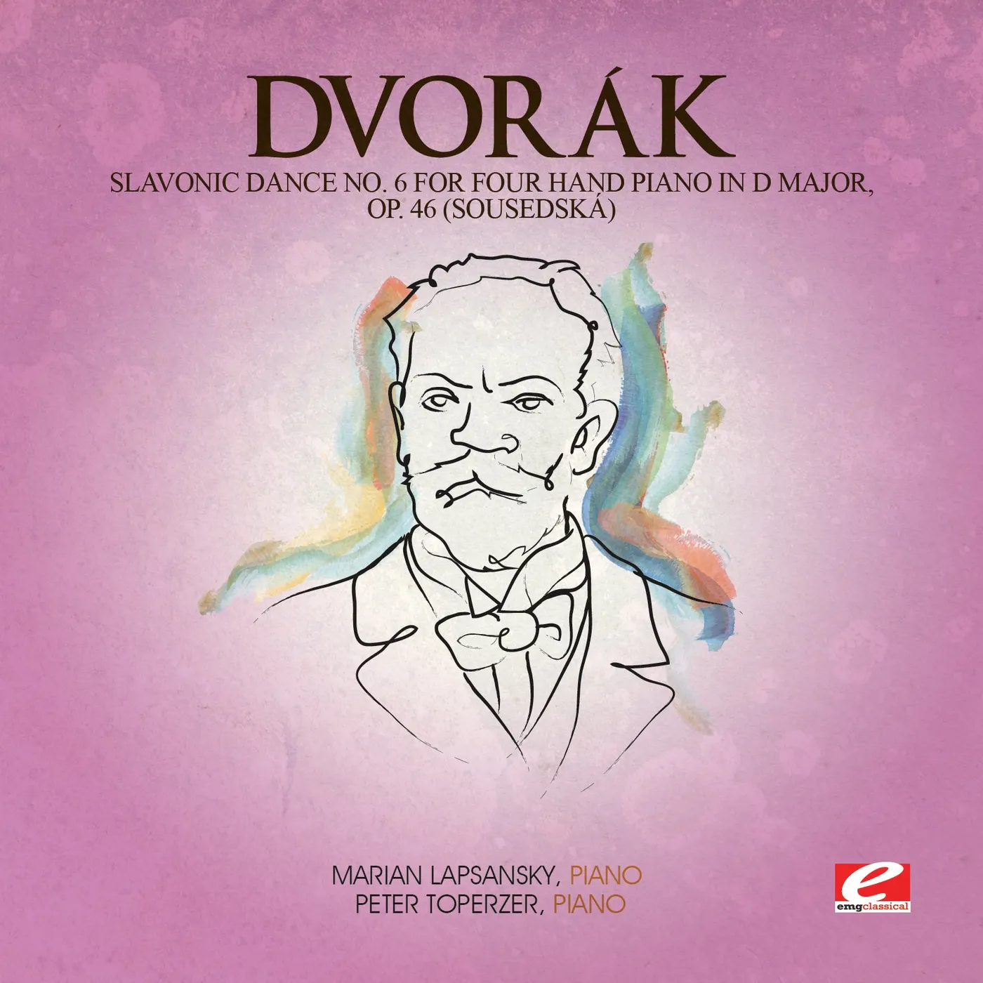 Dvorak SLAVONIC DANCE 6 FOUR HAND PIANO D MAJ 46 CD